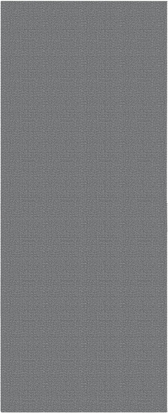 EARTHALL Washable Runner Rug 3x8 Ft Non Slip Runners for Hallways Wide Cotton Rubber Backed Kitchen Runner Braided Indoor Floor Carpet Runners for Entryway, Hallway, Kitchen, Bedroom, Charcoal Gray