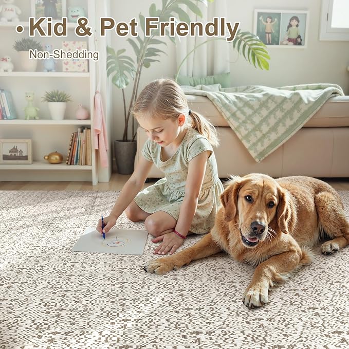 Collive Long Runners Rug for Hallways 2.6x10 Washable Kitchen Runner Rugs Non-Slip Rubber Backed Boho Hallway Runner Rug Tan Braided Farmhouse Carpet Floor Runner for Hall Bedroom Entryway