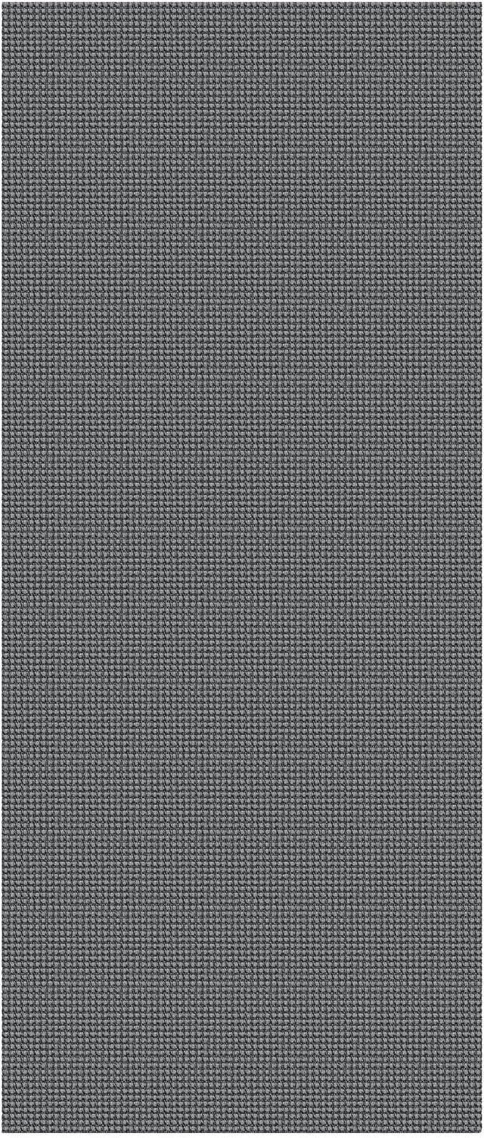 EARTHALL Woven Runner Rug 3x7 Ft Washable Runners for Hallways Wide Non Slip Rubber Backed Kitchen Runner Braided Indoor Floor Carpet for Entryway, Hallway, Kitchen, Bedroom, Dark Gray