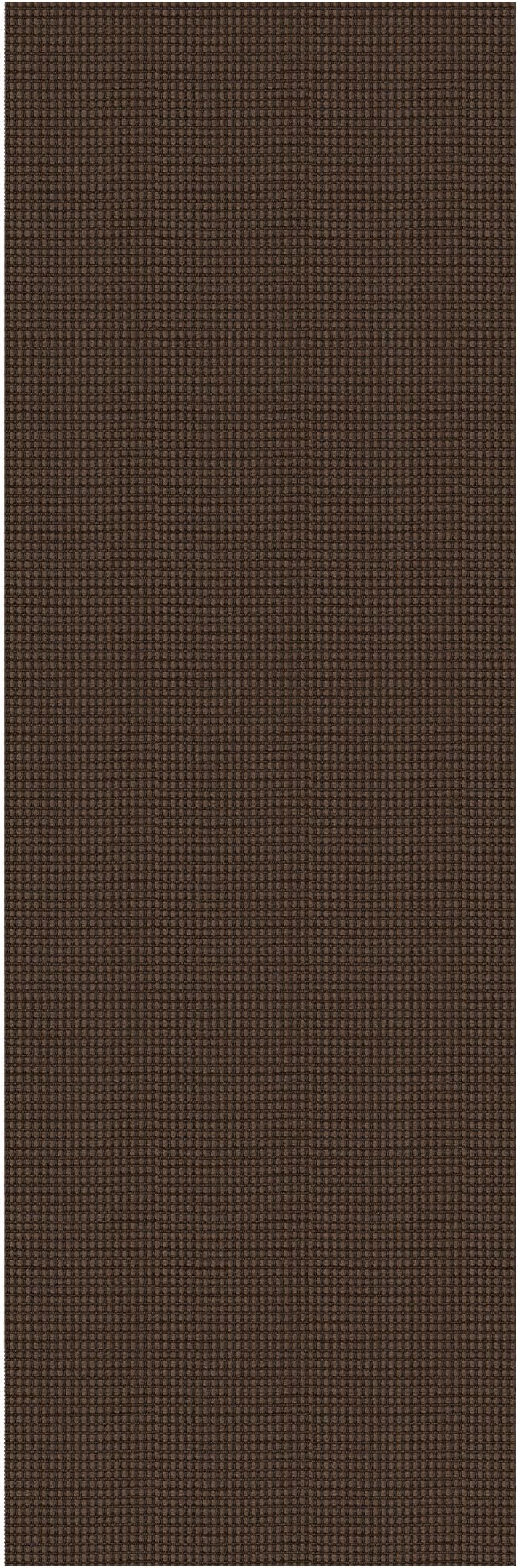 EARTHALL Woven Runner Rug 3x8 Ft Washable Runners for Hallways Wide Non Slip Rubber Backed Kitchen Runner Braided Indoor Floor Carpet for Entryway, Hallway, Kitchen, Bedroom, Brown