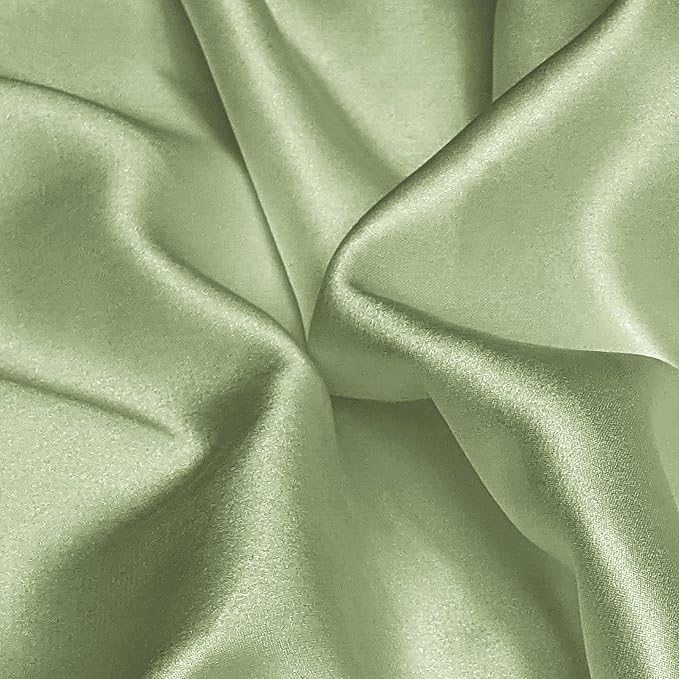 INFIIXSO Body Pillow Cover with Zipper, Luxury Mulberry Silk Body Pillow Case 20x54 Inches, Ultra Smooth and Soft Cooling Long Pillowcase, Gift for Women, Men(Sage Green)