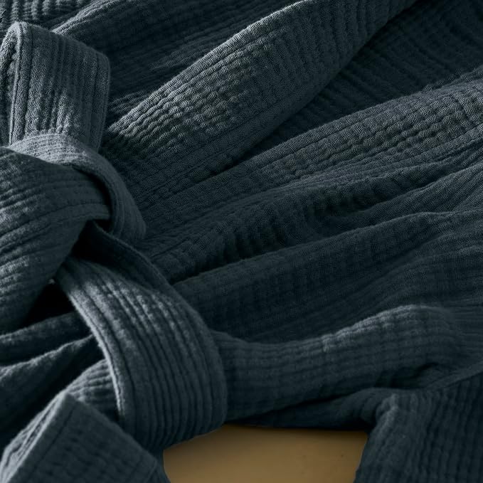 BOLL & BRANCH Dream Robe - 100% Organic Cotton - Ultra Soft, Lightweight, Breathable, and Pre Shrunk - Unisex
