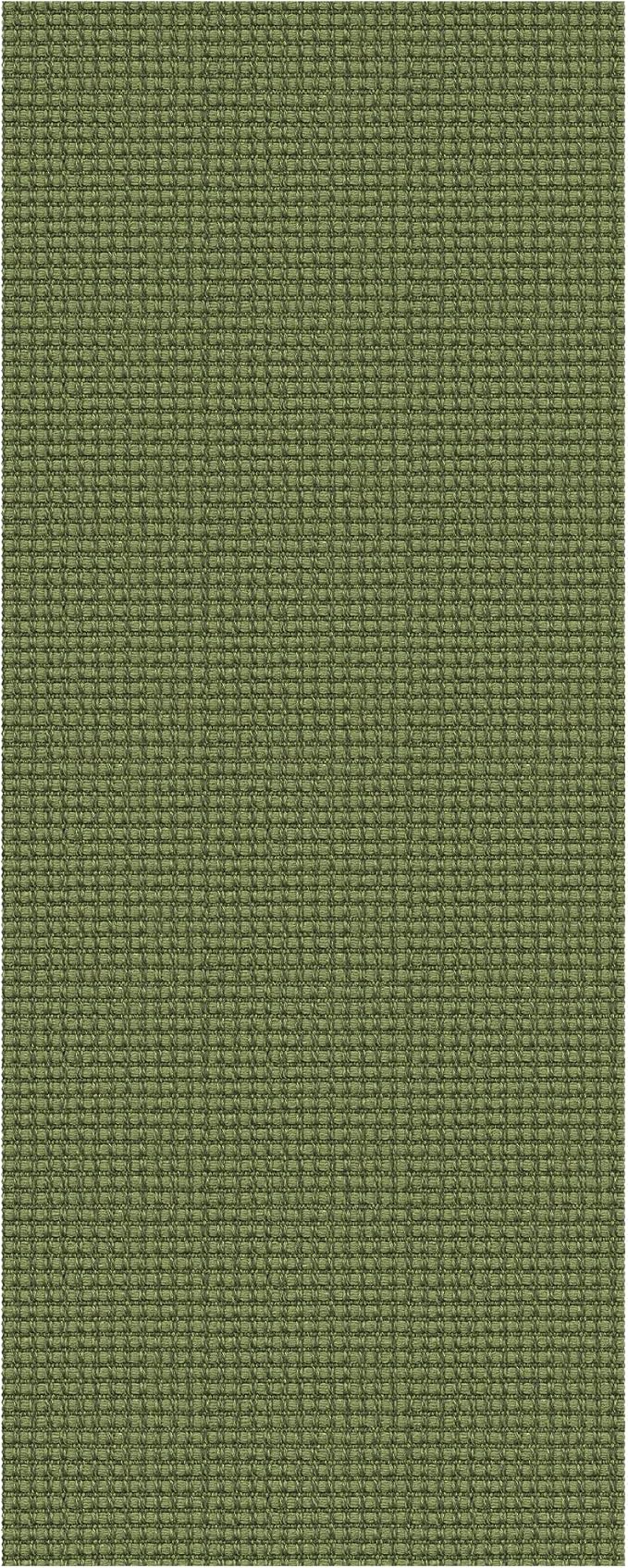 EARTHALL Woven Runner Rug 2x5 Ft Washable Runners for Hallways Cotton Non Slip Rubber Backed Kitchen Runner Braided Indoor Floor Carpet for Entryway, Hallway, Kitchen, Bedroom, Green