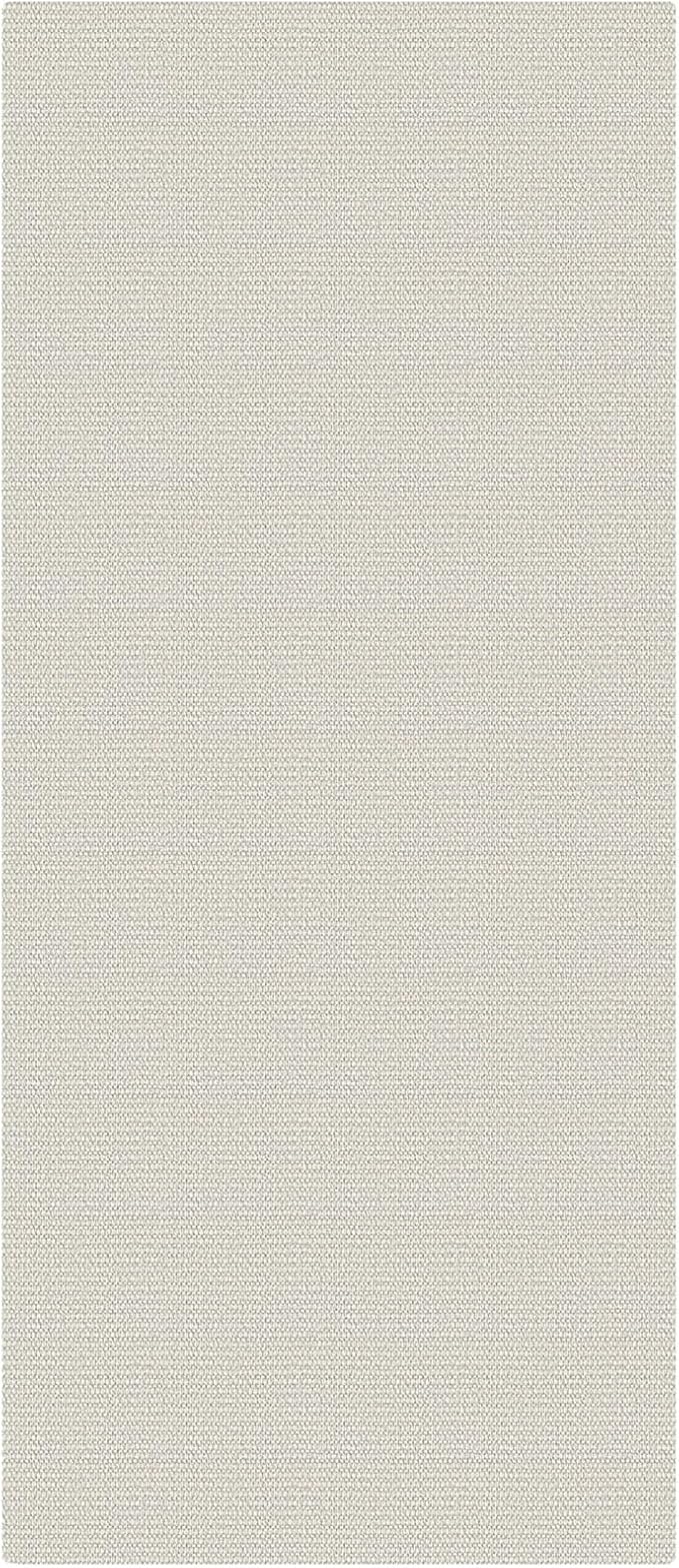 EARTHALL Washable Runner Rug 3x7 Ft Non Slip Runners for Hallways Wide Cotton Rubber Backed Kitchen Runner Braided Indoor Floor Carpet Runners for Entryway, Hallway, Kitchen, Bedroom, Cream/Grayish