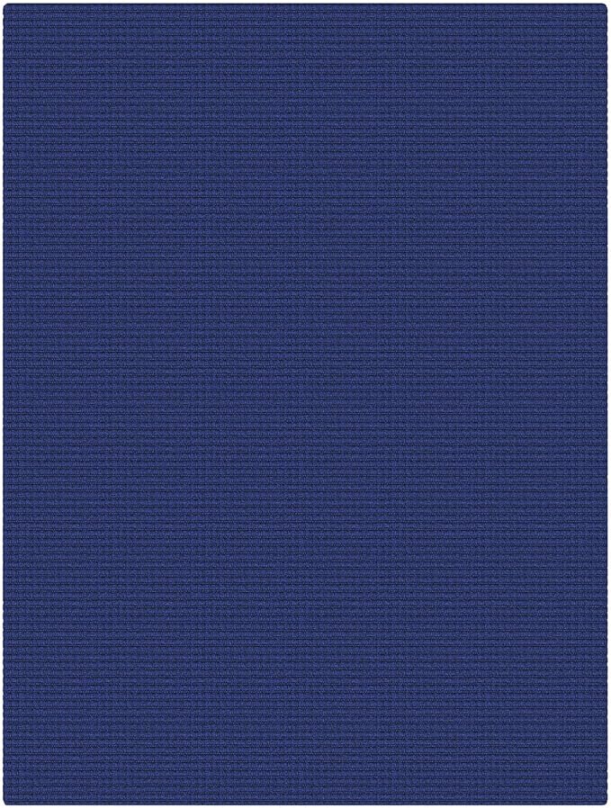 EARTHALL Woven Area Rug 3x4 Ft Washable Rugs for Entryway Braided Non Slip Rubber Backed Throw Rugs Door Mat Indoor Outdoor Entrance Cotton Carpet for Kitchen Foyer Front Door, Royal Blue/Navy