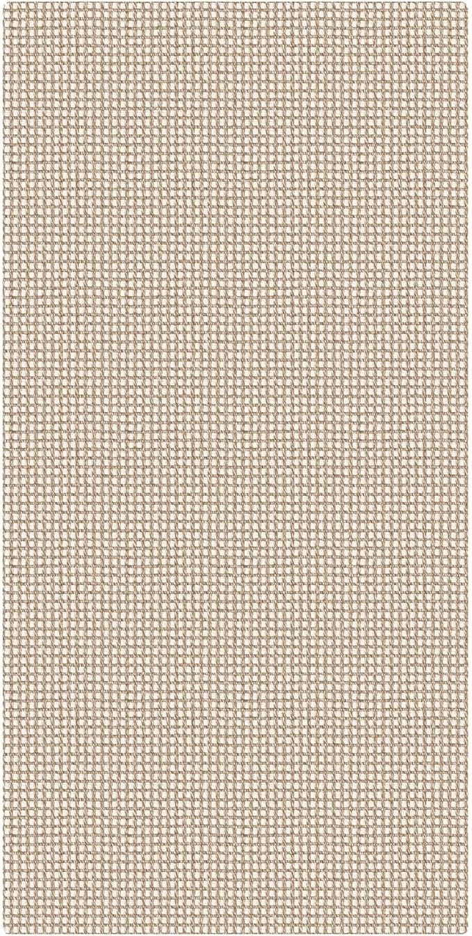 EARTHALL Woven Runner Rug 2x4 Ft Washable Runners for Hallways Cotton Non Slip Eentryway Runner Braided Indoor Floor Carpet for Kitchen, Hallway, Kitchen, Doormat, Beige/Ivory