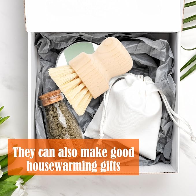 16 Pack Bamboo Dish Scrub Brushes Set Kitchen Pot Pans Cleaning Brushes Scrubber Sisal Bristles Wooden Brushes for Iron Pot Dishwashing Sink Vegetables