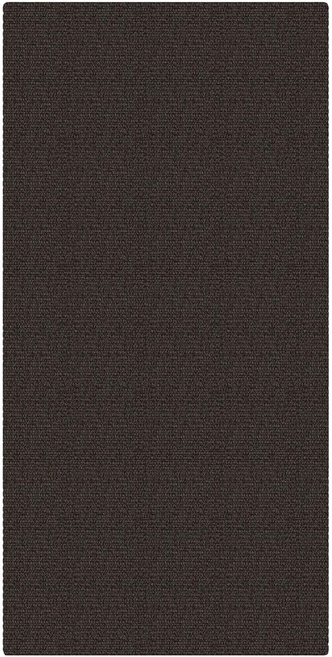 EARTHALL Washable Runner Rug 2x4 Ft Non Slip Runners for Hallways Cotton Rubber Backed Entryway Runner Braided Indoor Floor Runners Carpet for Entryway, Hallway, Kitchen, Bedroom, Taupe/Coffee