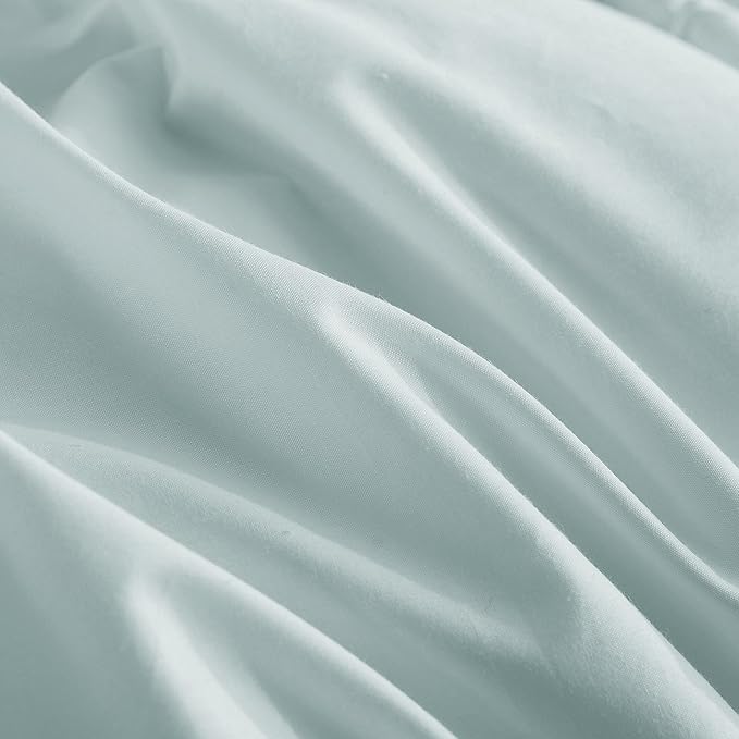 Feather and Loom Honeycomb Stitch Down Alternative All Season Comforter - Soft and Easy Care Microfiber Cover, Hypoallergenic High Loft Fiber Fill, Machine Washable - Color: Dusty Aqua Size: Twin