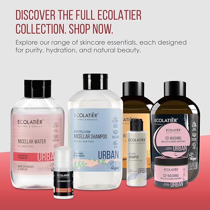 Micellar Water for Sensitive Skin with Organic Aloe Vera - 99.1% Natural Ingredients, Vegan, Hydrating Facial Cleanser & Micellar water Makeup Remover - 13.5 Fl Oz (Magnolia for All Skin Types)