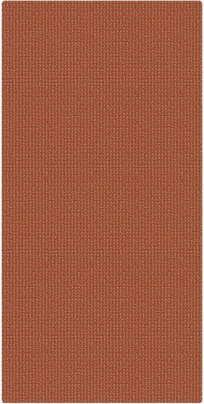 EARTHALL Woven Runner Rug 2x4 Ft Washable Runners for Hallways Cotton Non Slip Eentryway Runner Braided Indoor Floor Carpet for Kitchen, Hallway, Kitchen, Doormat, Rustic Orange/Tan