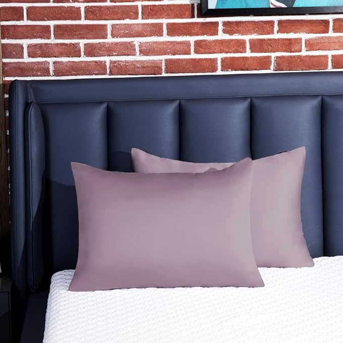 100% Mulberry Silk Pillowcase for Hair and Skin,with Hidden Zipper,Both Sides 19 Momme 600 Thread Count Natural Silk Pillow Cover,Soft Breathable Smooth (Pink, Standard 20''x26'')