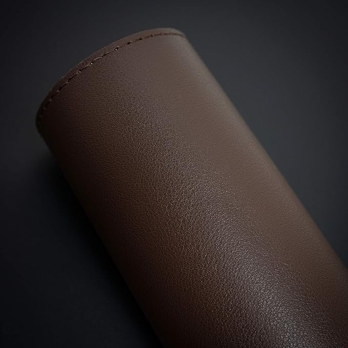 Vine Creations Leather Desk Mat Large 36" x 20", Desk Protector Mat, PU Leather Desk Pad, Non-Slip Large Mouse Pad, Desk Blotter, Desk Pads on Top of Desks, Office Desk Matt for Desktop (Dark Brown)