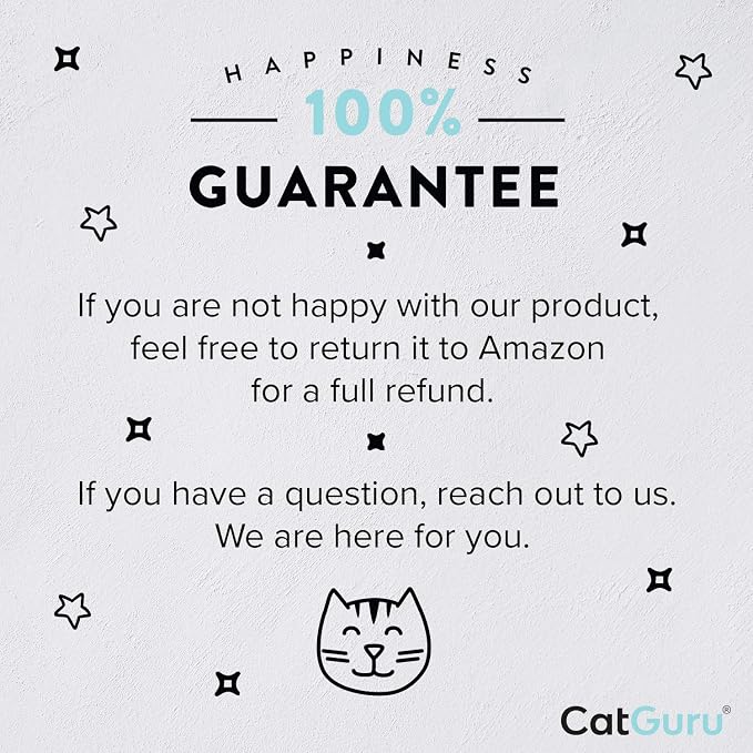 CatGuru Food Table for Cat Bowls, Elevated Feeding Station for Cat Food Bowl, Raised Stand for Pet Food and Water Bowls, Pet Feeder for Indoor Cats, Stress Free Stand for Pet Dishes (Marshnallow)