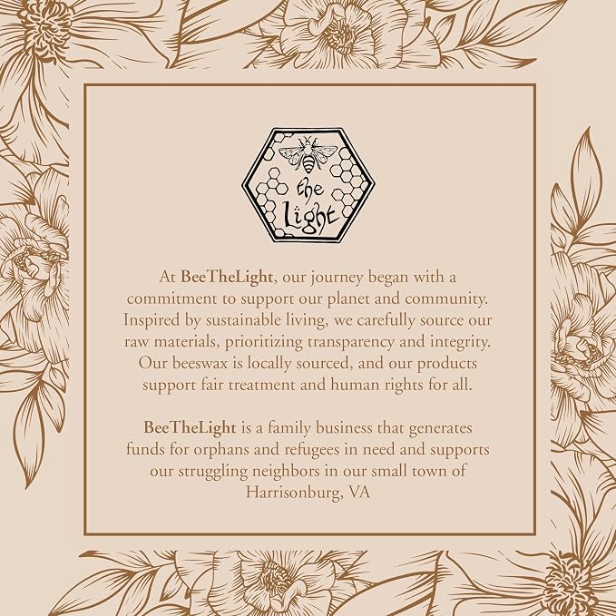 100% Pure Beeswax Taper Candles - All-Natural Handmade Decorative & Dipped Smokeless Unscented Candles for Christmas, Advent, and Hanukkah, Natural Yellow, 6 Inches, 12 Candle Set, by BeeTheLight