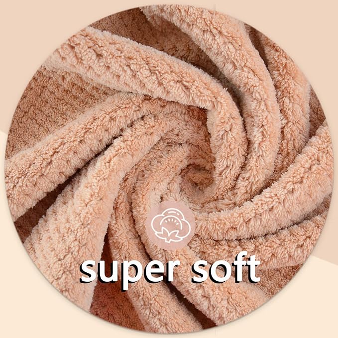 Chloven jumbo large Microfiber Hair Towel Wrap for Women,Anti Frizz Hair Drying Towel with Elastic Strap,Super Absorbent,Ultra-Soft Extra Large Hair Wrap Towels,Fast Drying Hair Turbans for Thick Hair