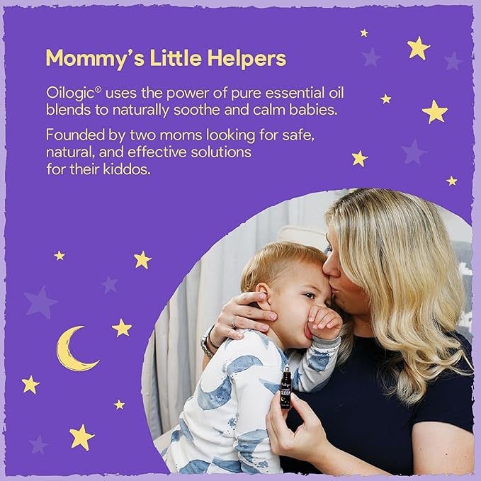 Oilogic Slumber & Sleep Spray for Babies & Toddlers - Aromatherapy Linen Spray with 100% Pure Essential Oils Sleep, Comfort, & Wellness Blends - Pediatrician-Tested Baby Essentials for Bedtime, 2-Pack