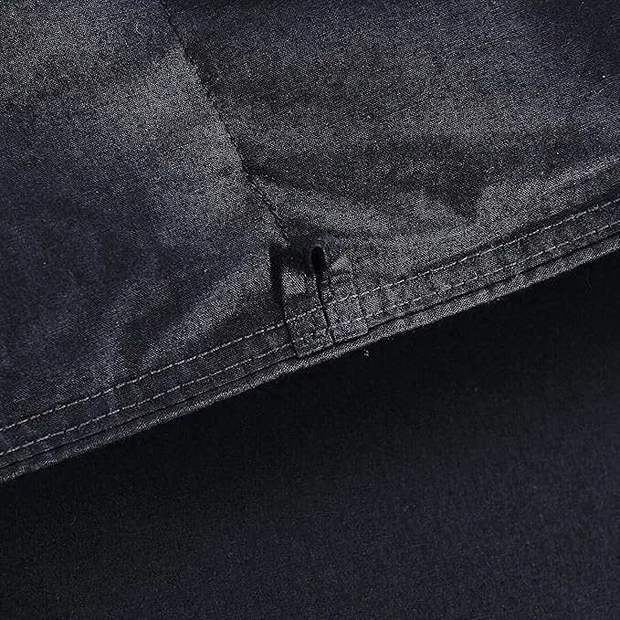 Luxurious Full/Queen Goose Down Comforter, Unique Black Solid, 600 Thread Count, 100% Egyptian Cotton Cover, 70 Oz Fill Weight, 750 Fill Power