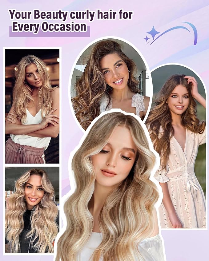 Heatless Hair Curler Overnight Curls-3 Pcs No Heat Curling Blowout Rod to Sleep In,Hair Rollers with Satin Scarf