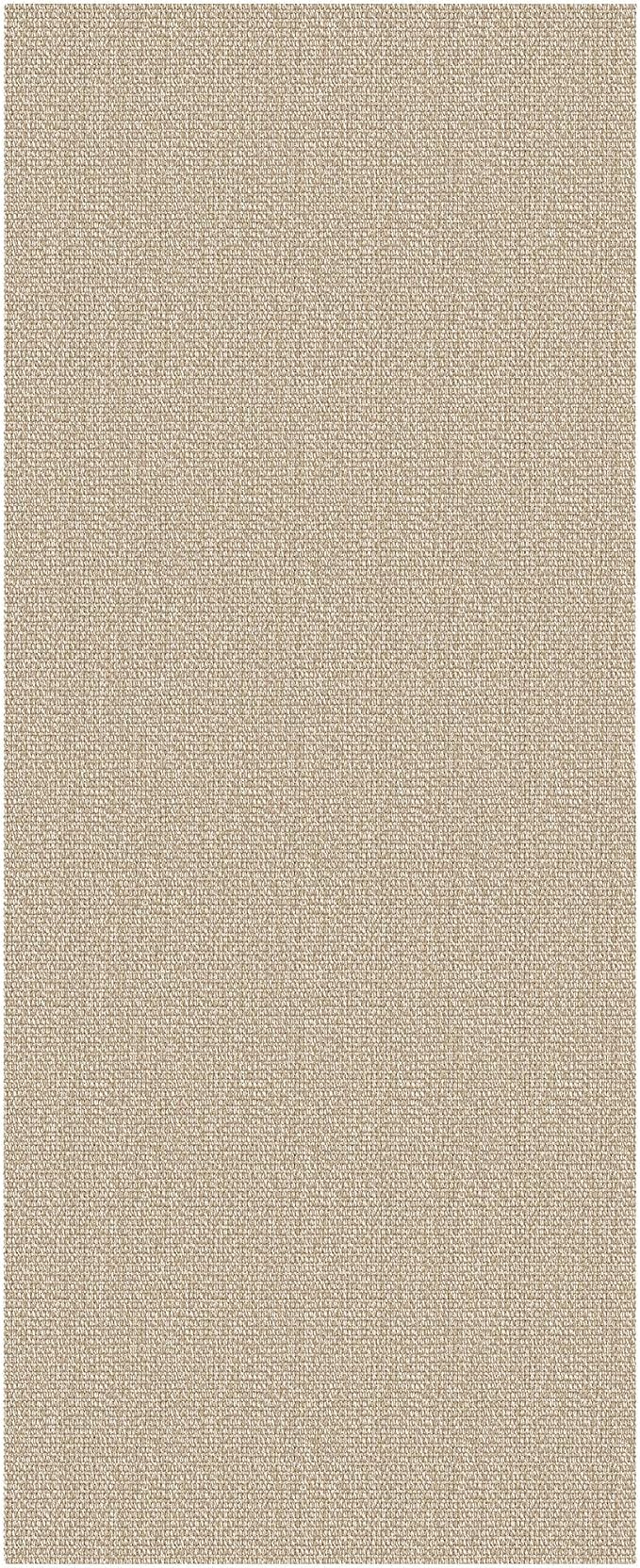 EARTHALL Washable Runner Rug 3x8 Ft Non Slip Runners for Hallways Wide Cotton Rubber Backed Kitchen Runner Braided Indoor Floor Carpet for Entryway, Hallway, Kitchen, Bedroom, Send/Beige