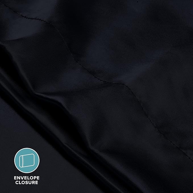 Bare Home 100% Mulberry Silk Pillowcase for Hair and Skin - Ultra Premium 6A Grade 19 Momme Silk Pillow Case - Envelope Enclosure - Breathable Cooling Pillow Cover (Queen, Black)