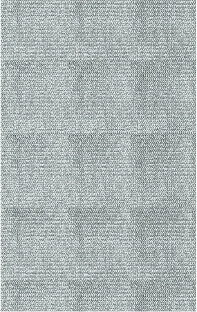 EARTHALL Small Area Rug 2x3 Ft Washable Rugs for Entryway Non Slip Braided Throw Rugs Door Mat Indoor Outdoor Entrance Cotton Woven Carpet for Kitchen Foyer Front Door, Turquoise/Gray