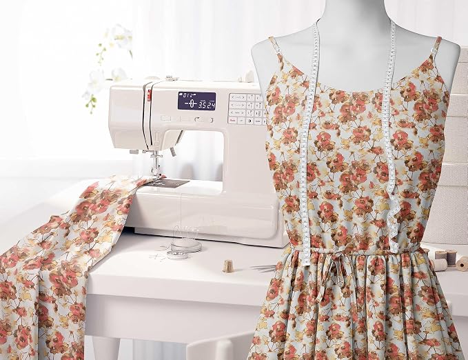 Soimoi Floral Print - Yellow, Premium Cotton Cambric Fabric - Medium Weight Material for Quilting, Kurtis, Blouse, Kids Clothing, Tunic, Curtains - 42" Inch Wide, 1 Yard