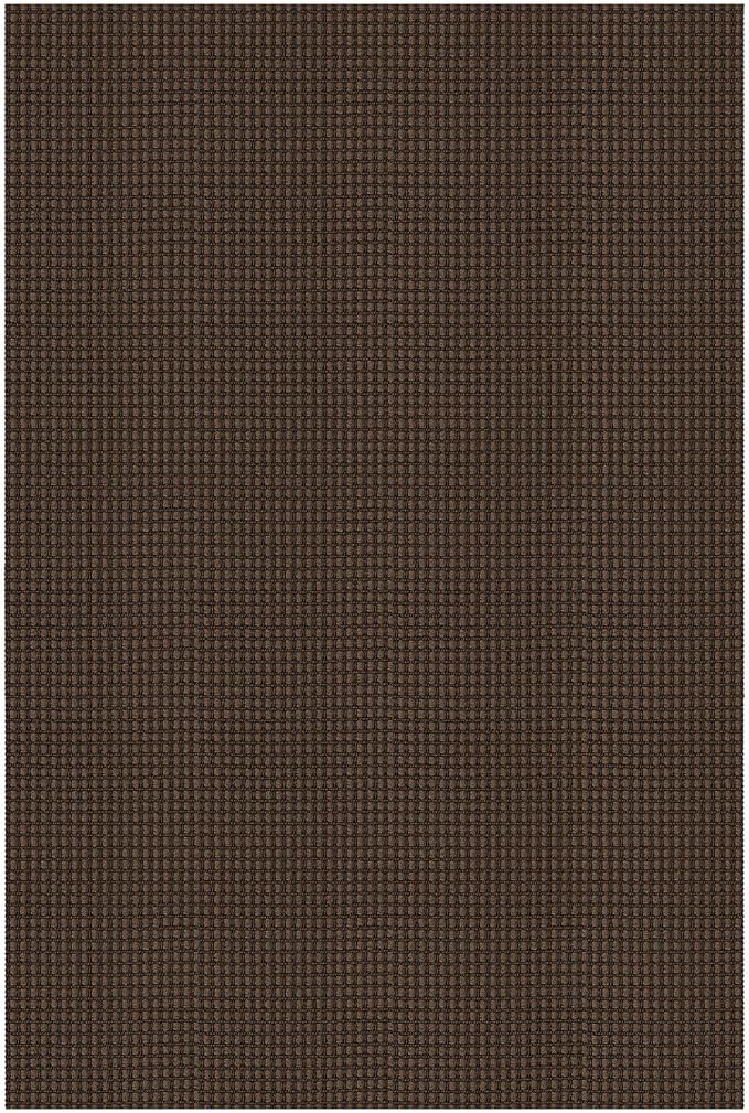 EARTHALL Woven Area Rug 3x4 Ft Washable Rugs for Entryway Braided Non Slip Rubber Backed Throw Rugs Door Mat Indoor Outdoor Entrance Cotton Carpet for Kitchen Foyer Front Door, Brown