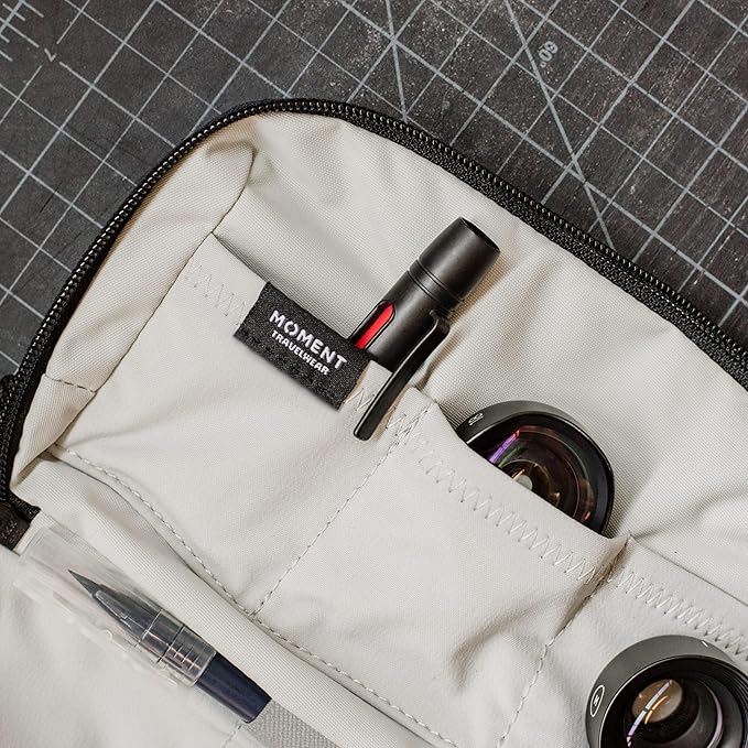 Moment Everything Tech Organizer – Durable & Water-Resistant Storage Pouch for Cables, Chargers & Accessories (Black, Regular)