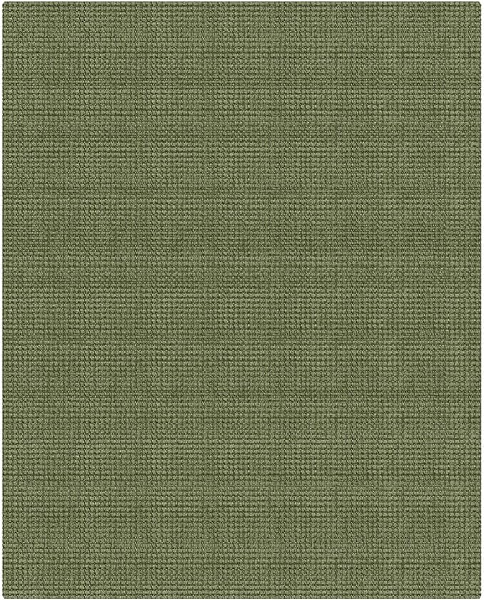 EARTHALL Woven Area Rug 4x5 Ft Washable Rugs for Entryway Non Slip Braided Throw Rugs Bedroom Carpet Cotton Entry Rug Cotton Floor Carpets for Bedroom Dining Room Living Room, Green