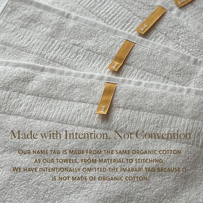 Highly Absorbent & Quick-Dry Organic Cotton Bath Towels, Soft & Lightweight, Made in Japan, Oeko-Tex Class 1 Certified, 28 x 53 inch, White, Pack of 2 – Proof of Purity