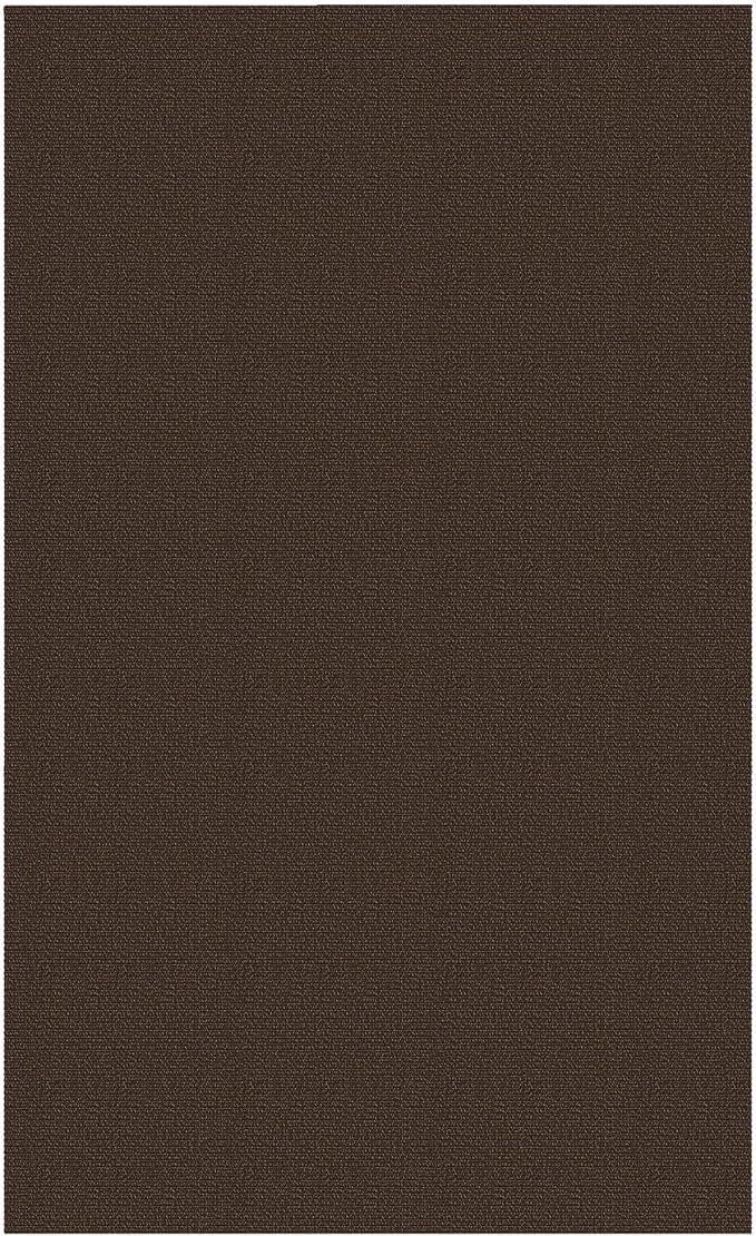 EARTHALL Washable Area Rug 3x5 Ft Non Slip Rugs for Entryway, Braided Rubber Backed Throw Rugs Door Mat Indoor Outdoor Entrance, Cotton Woven Carpet for Kitchen Foyer Front Door, Brown/Coffee