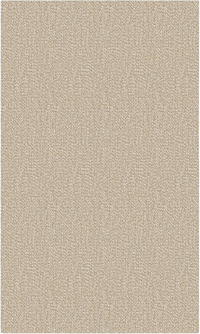 EARTHALL Washable Area Rug 4x6 Ft Non Slip Rugs for Entryway Braided Rubber Backed Bedroom Carpet Cotton Entry Rug Woven Floor Carpets for Bedroom Dining Room Living Room, Send/Beige