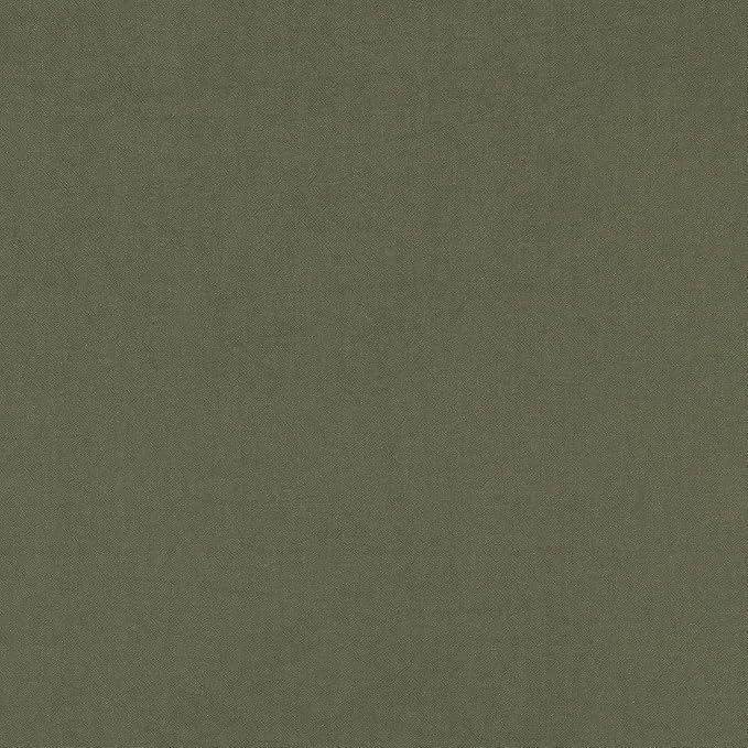 Archaeo Washed 100% Cotton Small Window Twist Tab Cafe Curtains, 52" x 45, Moss Green