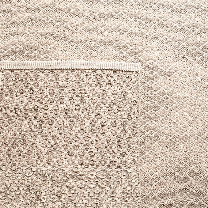 SAFAVIEH Montauk Collection Runner Rug - 2'3" x 10', Ivory & Grey, Handmade Flat Weave Boho Farmhouse Cotton, Ideal for High Traffic Areas in Living Room, Bedroom (MTK339A)