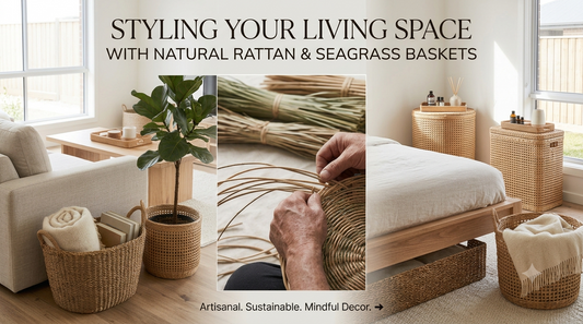Styling Your Living Space with Natural Rattan and Seagrass Baskets