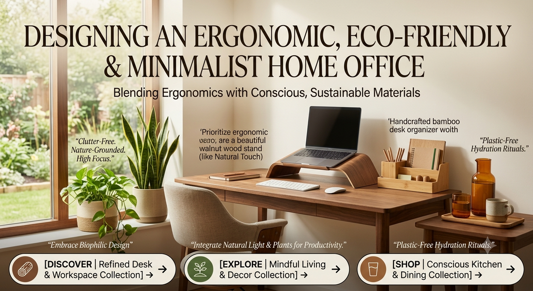 Designing an Ergonomic, Eco-Friendly, and Minimalist Home Office
