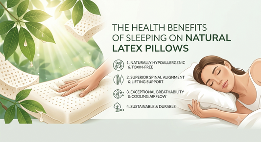 The Health Benefits of Sleeping on Natural Latex Pillows