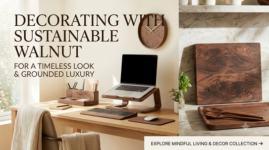 How to Decorate with Sustainable Walnut Accents for a Timeless Look