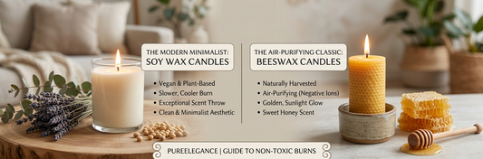 Soy vs. Beeswax Candles: Choosing the Best Non-Toxic Burn for Your Home