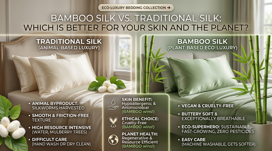 Bamboo Silk vs. Traditional Silk: Which is Better for Your Skin and the Planet?