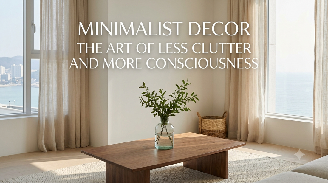 Minimalist Decor: The Art of Less Clutter and More Consciousness