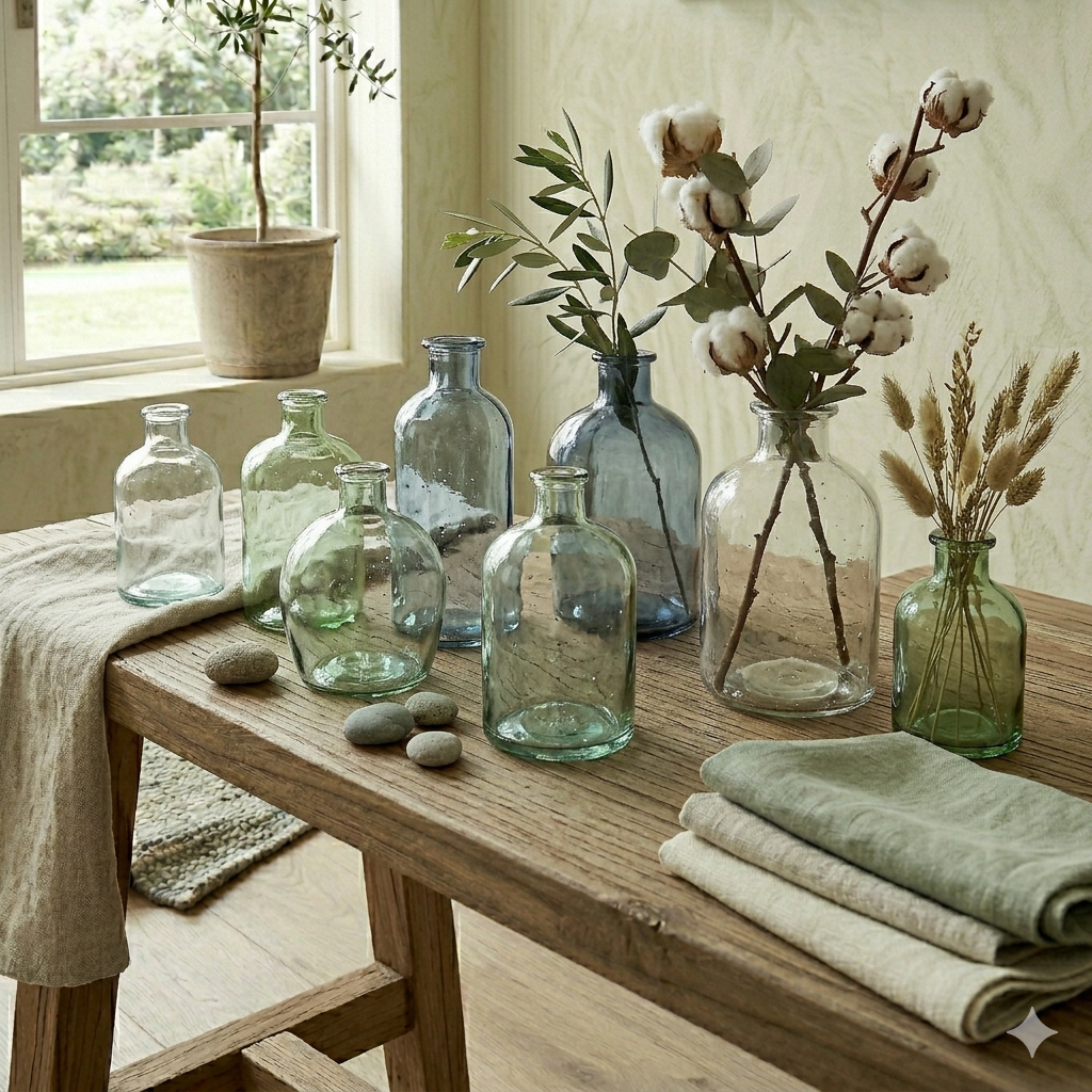Recycled Glass Vases