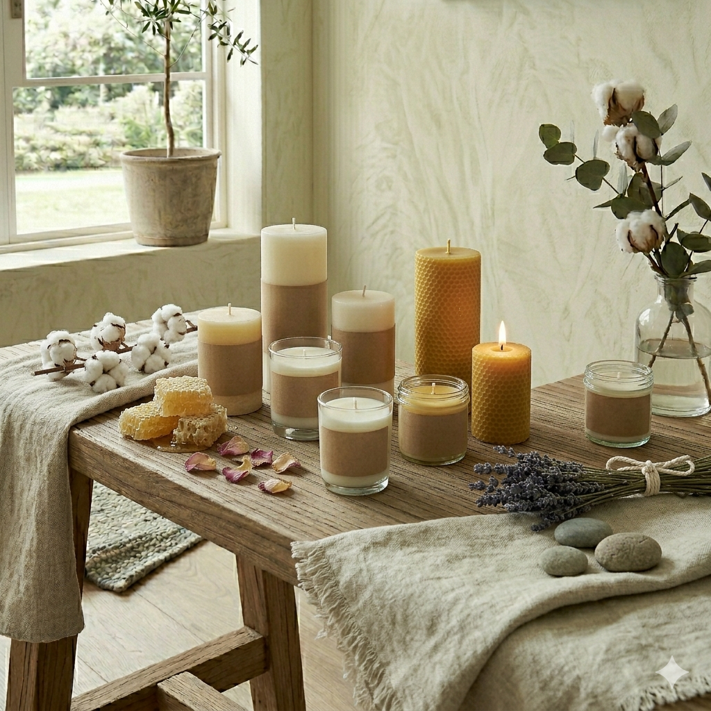 Natural Soy & Beeswax Candles