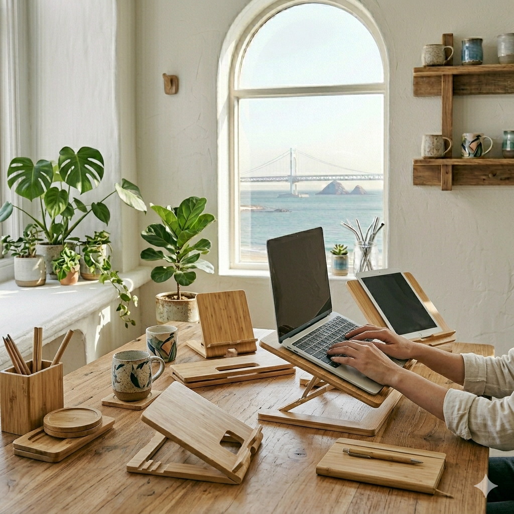 Bamboo Laptop Stands