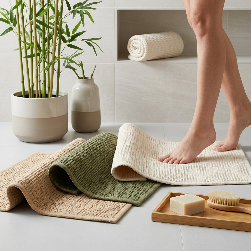 Bamboo Fiber Bath Mats