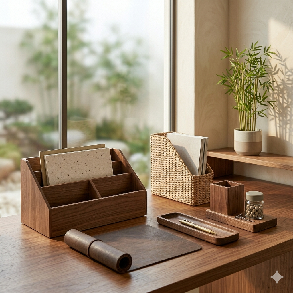 Sustainable Wood Organizers