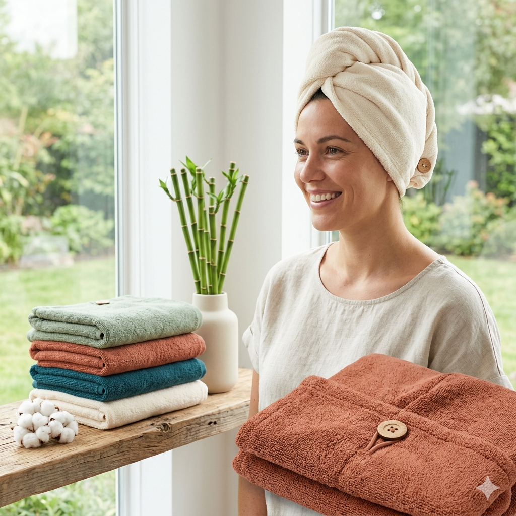 Eco-Friendly Hair Towel Wraps