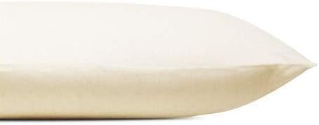 OrganicTextiles All Natural Low Profile Low Height Latex Pillow (Standard Size, Firm), with GOTS Certified Organic Cotton Covering