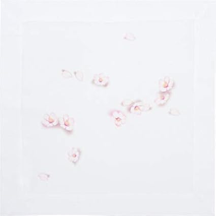 Huddleson Blossom Print Italian Linen Napkin (Set of Four) Luxury Made in US